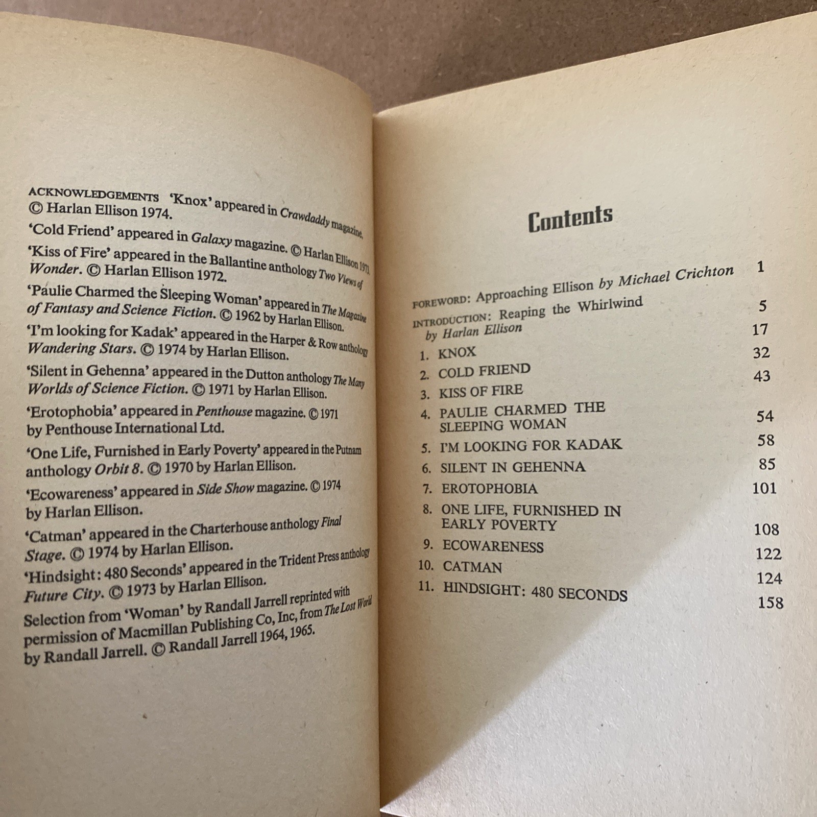 Harlan Ellison vintage 4 book lot – Oblivion, Wonderland, Visions, Shatterday
