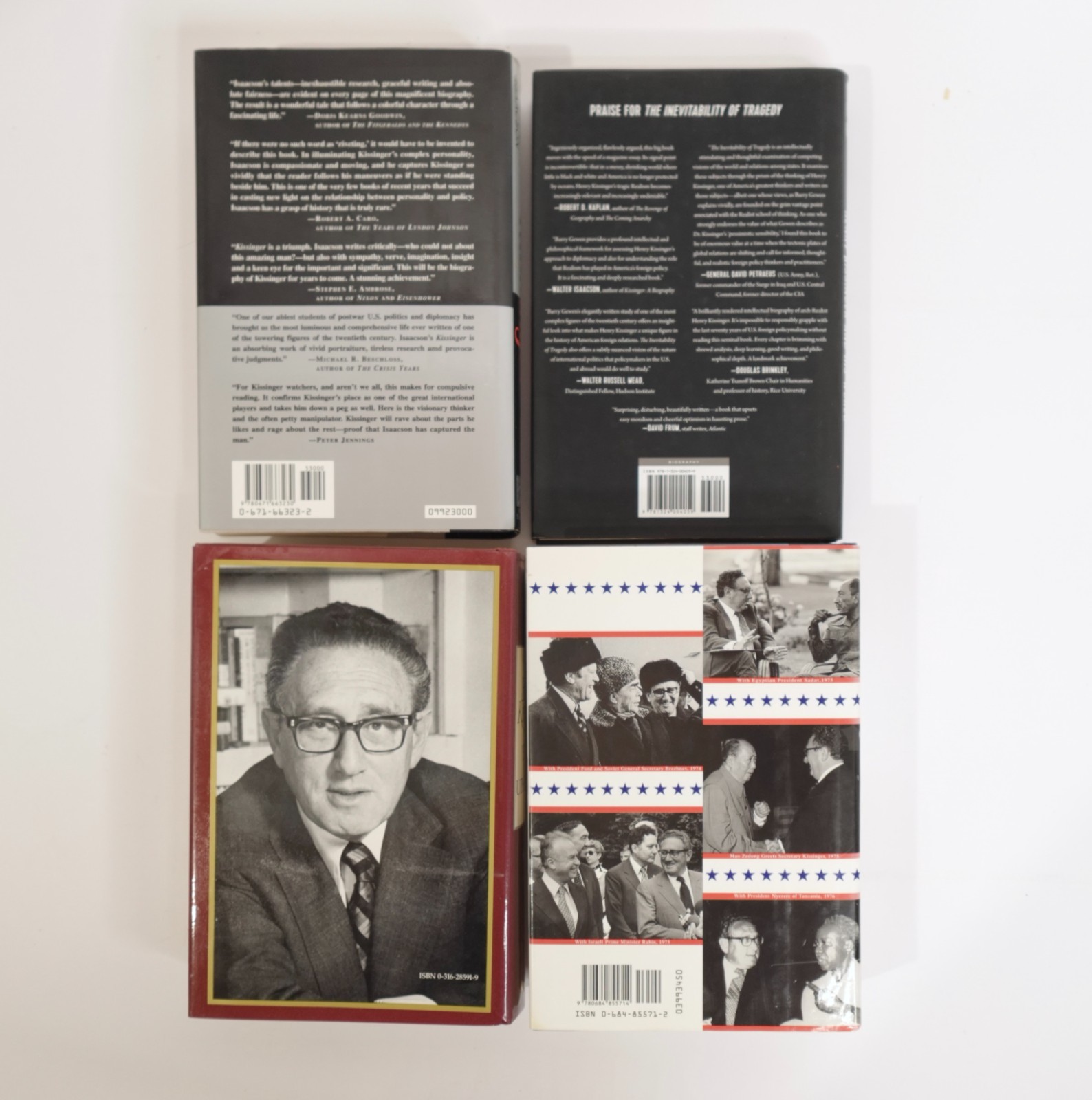 Henry Kissinger 4 Book Lot Memoirs + Biographies Isaacson Gewen HC