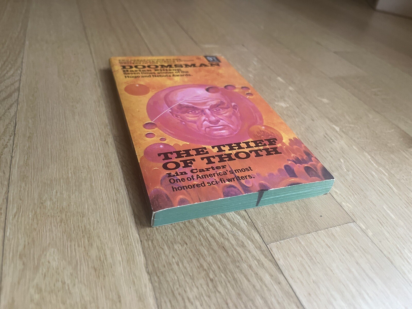 Doomsman by Harlan Ellison & The Thief of Thoth by Lin Carter (1972, pb) Belmont