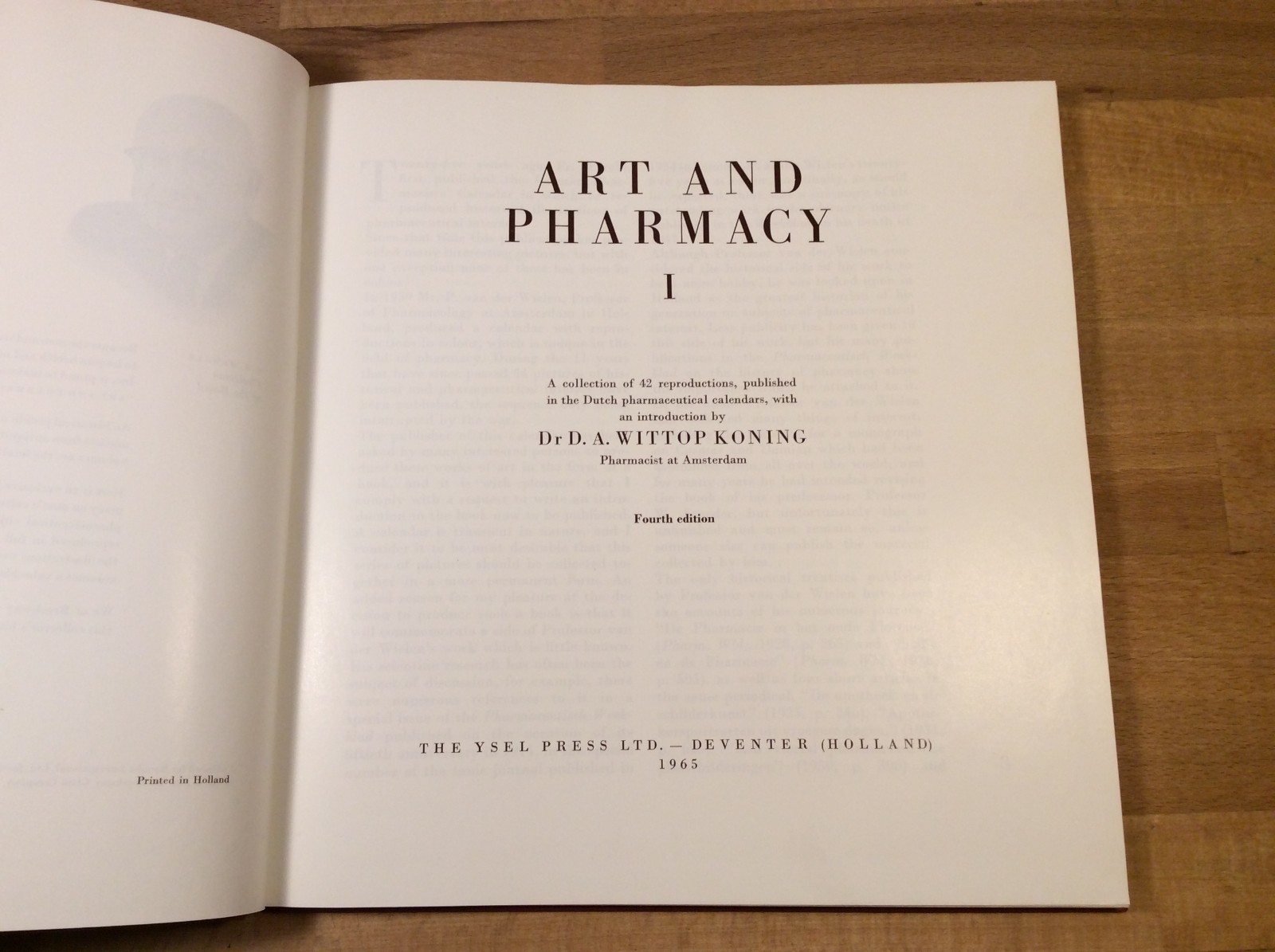 Art and Pharmacy, Hardcover Set Volumes 1-3, Netherlands Calendar, Koning