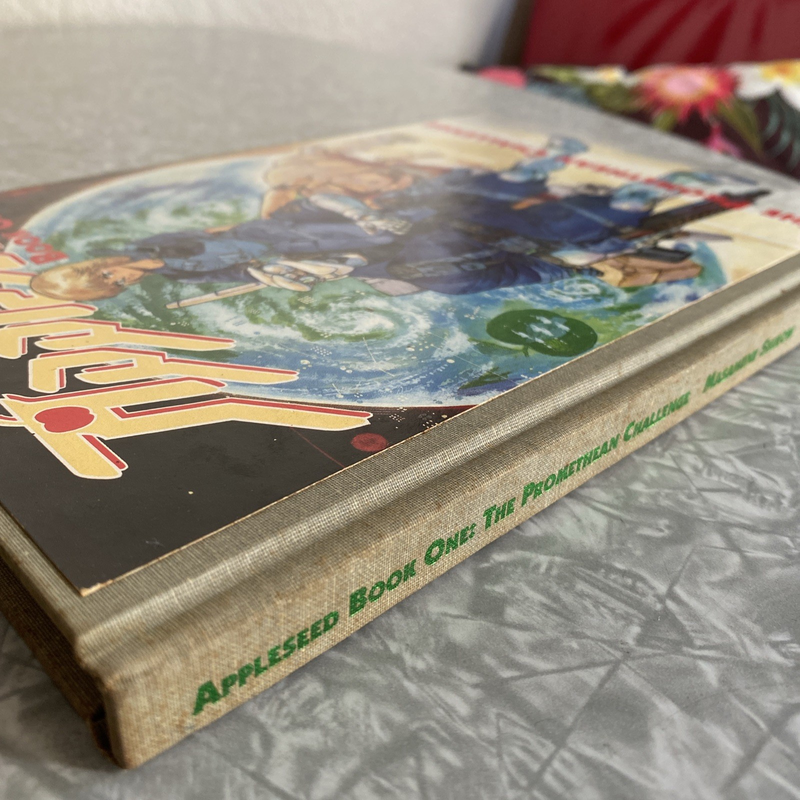 AS-IS Appleseed The Promethean Challenge First Printing Cloth Hardcover *STAINED