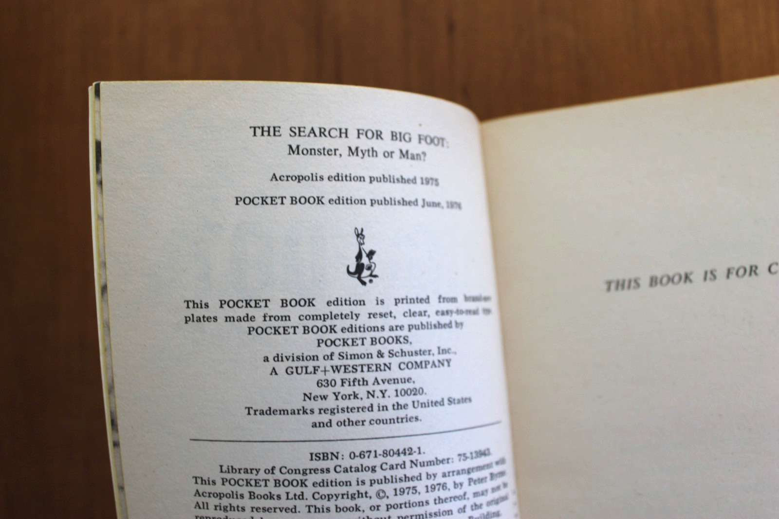 The Search for Bigfoot (Monster, Myth or Man?), Peter Byrne