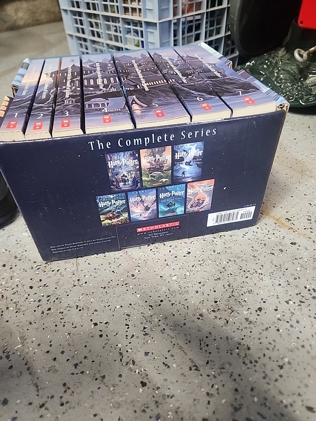 Harry Potter The COMPLETE SERIES by Rowling Paperback Scholastic Set Books 1-7