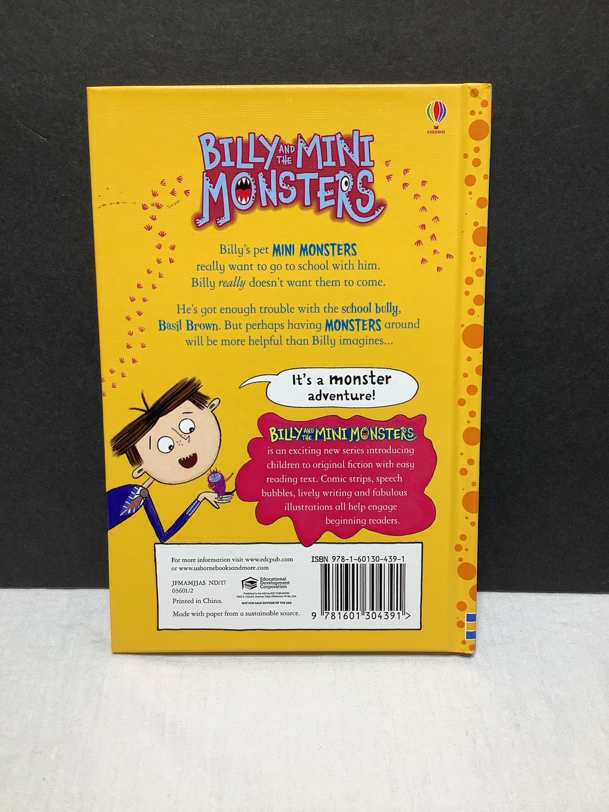Usborne Billy and the Mini Monsters Books Lot of 9 Hard Cover EUC