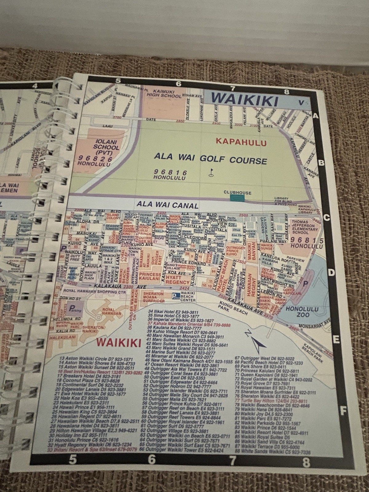THE OAHU MAP BOOK 2001 EDITION EXCELLENT CONDITION! 164 PAGES. Phears Mapbooks.