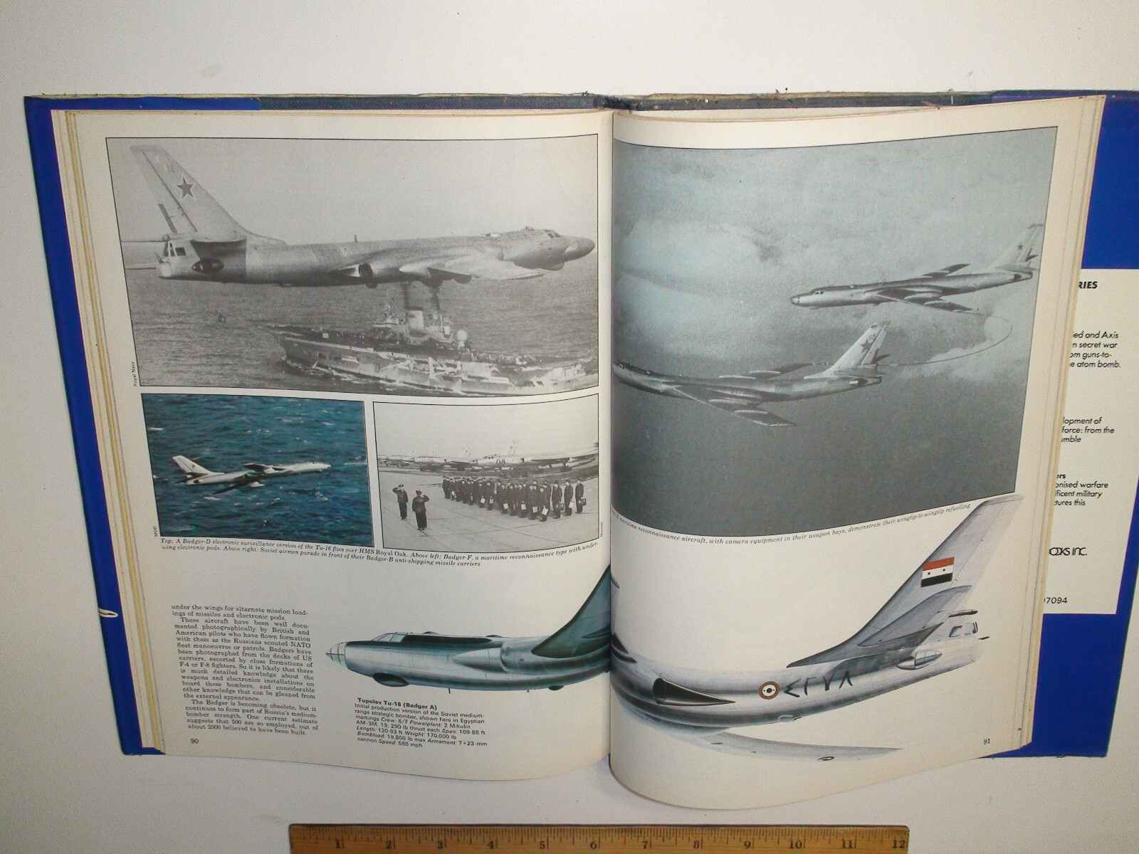 Jet Fighters & Bombers 1976 HC – David A. Anderton w/ slip cover 127 pages