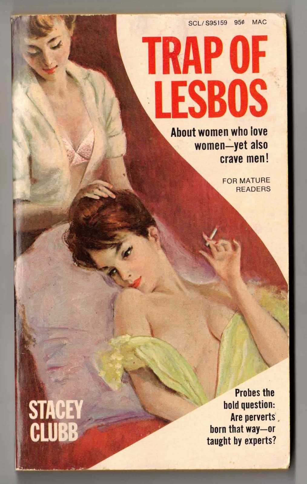 Vintage Lesbian erotica 2 book set by Stacey Clubb gay sapphic smut eros sleaze