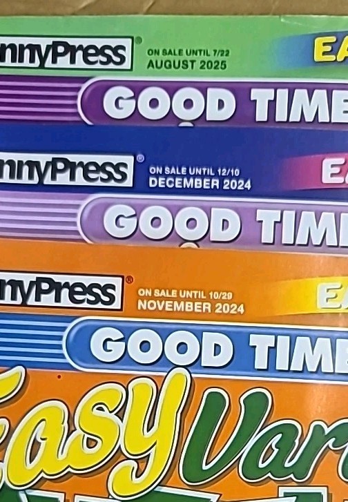 Lot of 7-5 PP GOOD TIME Easy/Fun VARIETY PUZZLES +2 Family Variety Puzzles/Games