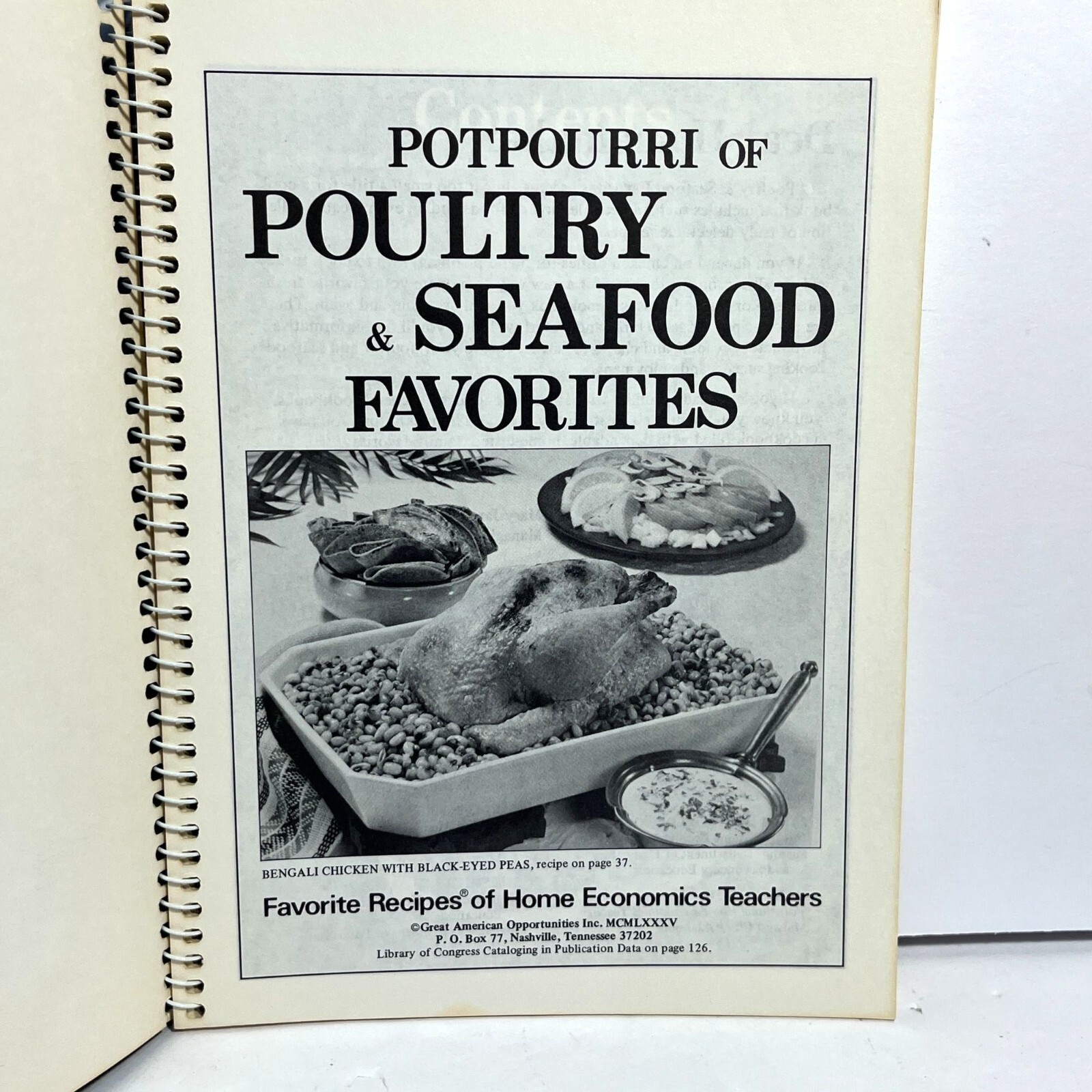 Potpourri Of Poultry and Seafood Favorites Cookbook