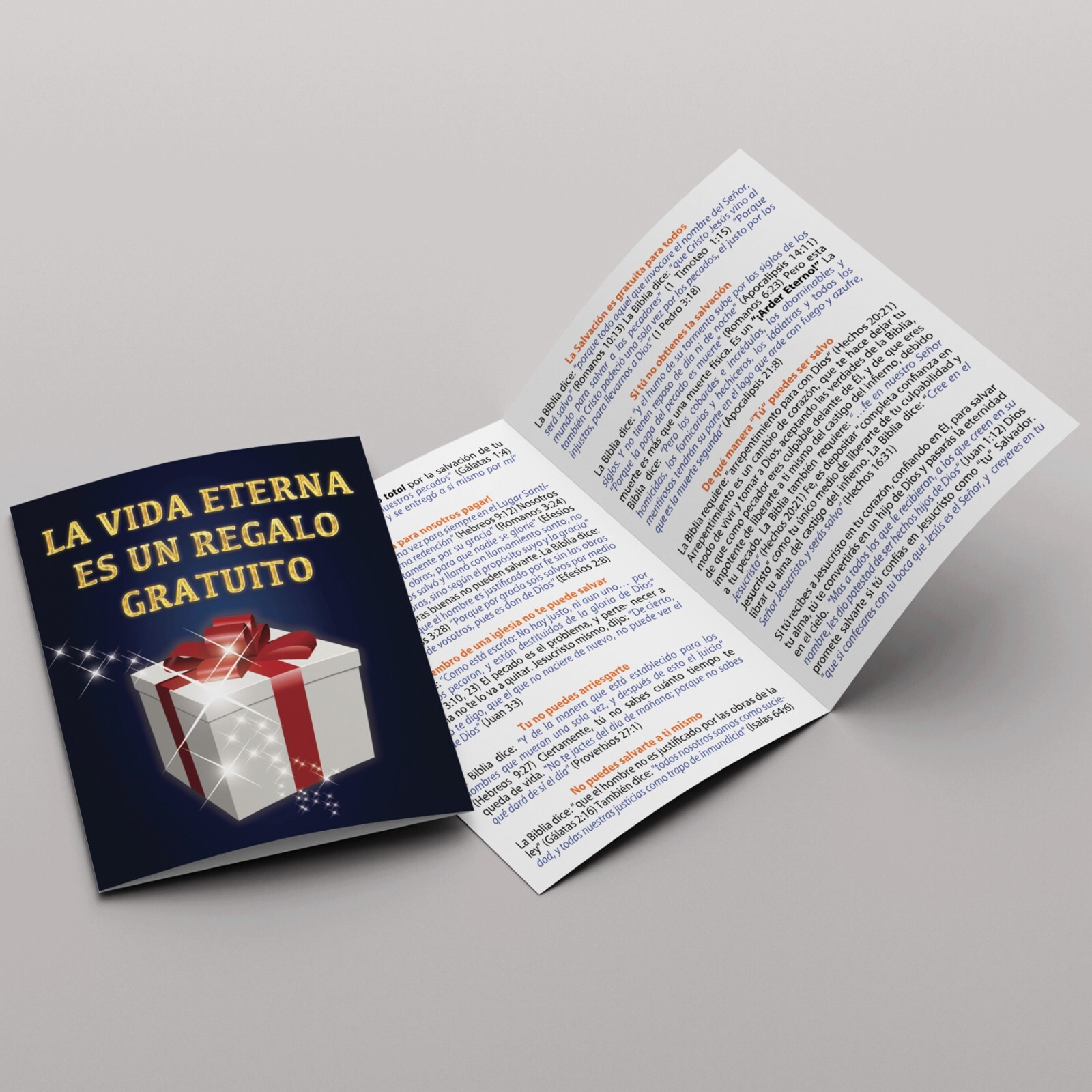 PAQUETE DE 100 TRATADOS PARA EVANGELIZAR / TRATADOS CRISTIANOS