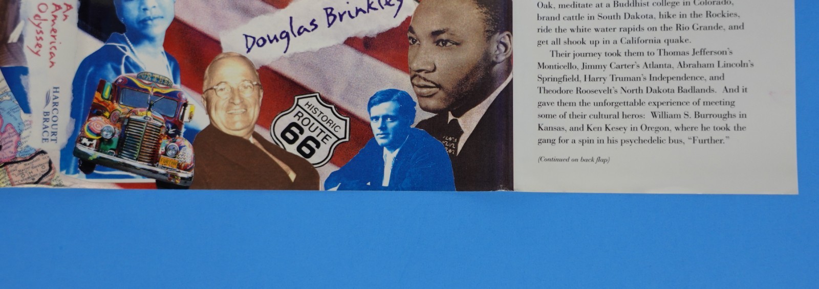 THE MAJIC BUS BY DOUGLAS BRINKLEY, SIGNED-INSCRIBED-PERSONALIZED