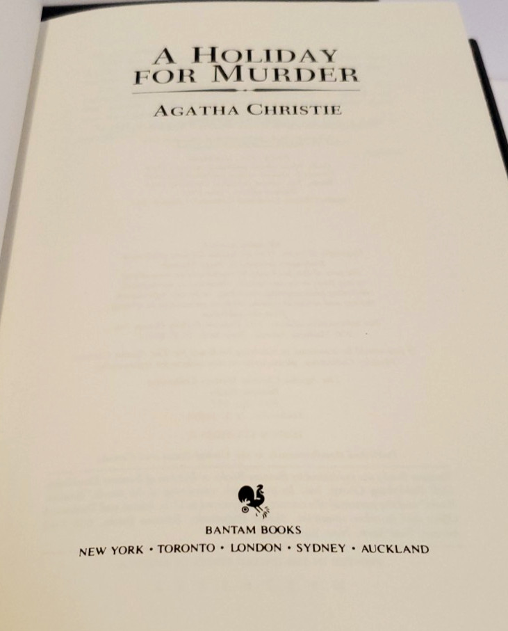Agatha Christie Mystery Collection Bantam Leatherette HC Editions – Lot of 19