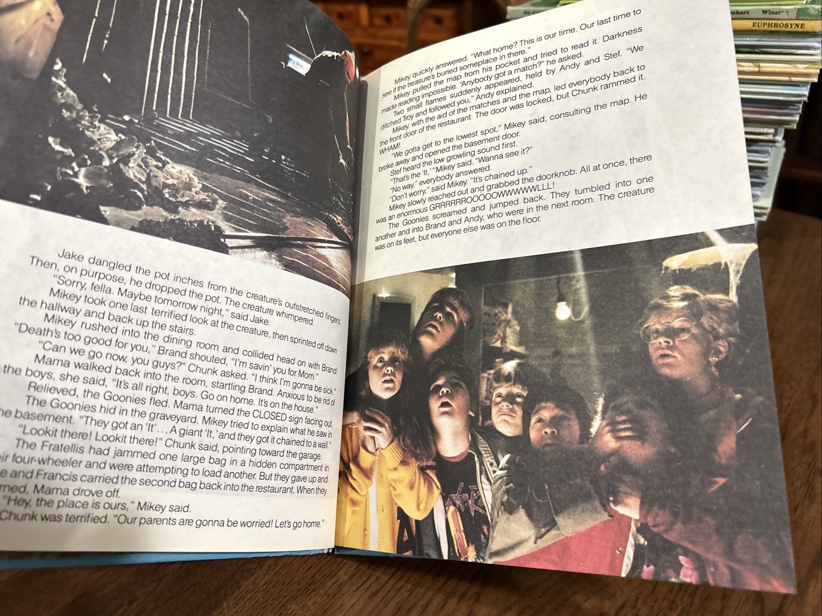 The Goonies Storybook 1985 Vintage Hardcover Book Matte Cover