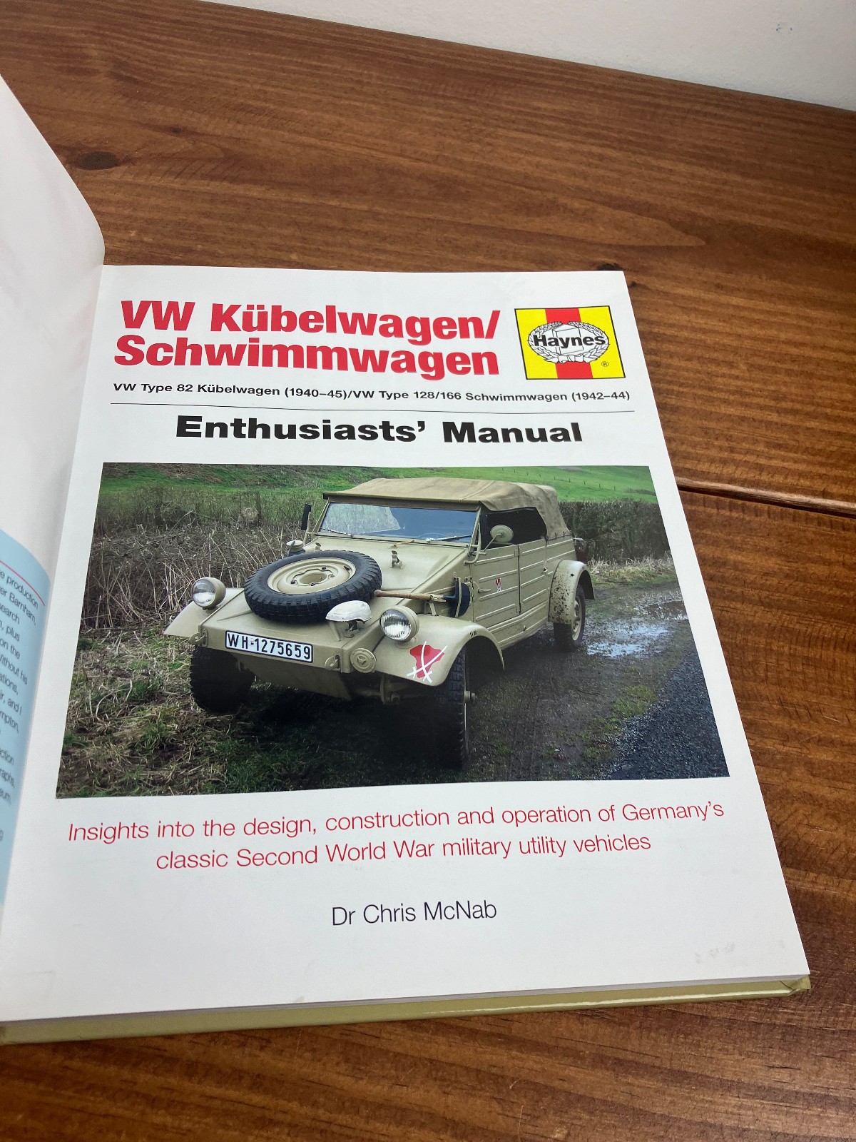 Haynes VW Kubelwagen Schwimmwagen Enthusiast Manual Type 82 Book Chris McNab