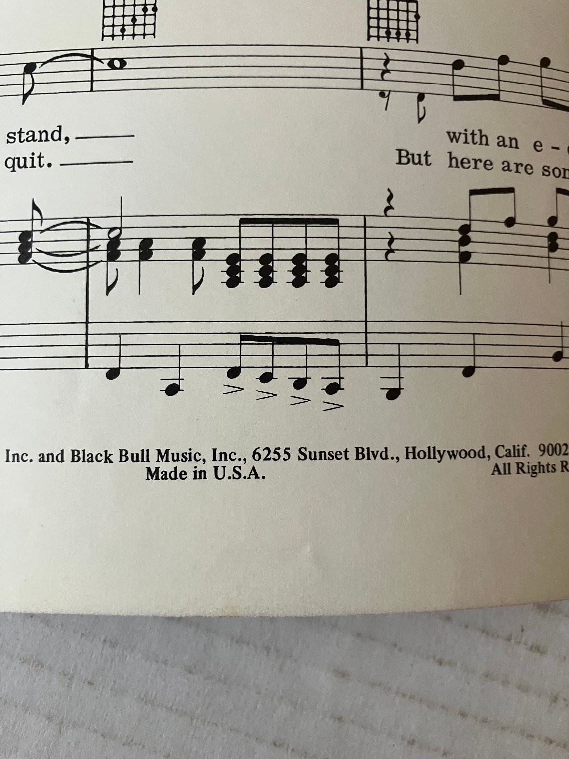Sir Duke Stevie Wonder 1976 Sheet Music Vintage Pop Soul Jobete Black Bull