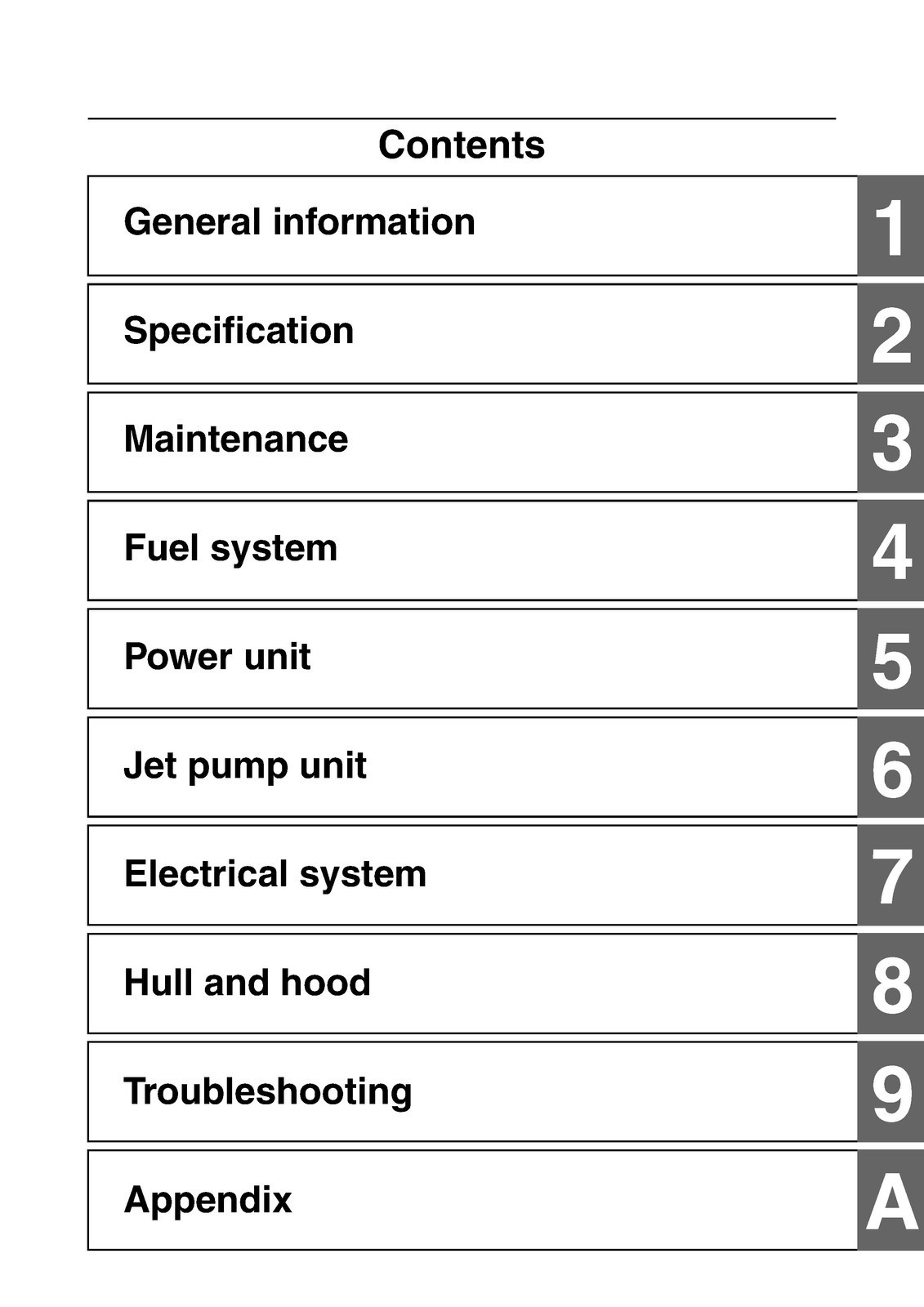 YAMAHA WaveRunner VX1050C F4G Deluxe VX1050B Cruiser Limited Service Manual Manu