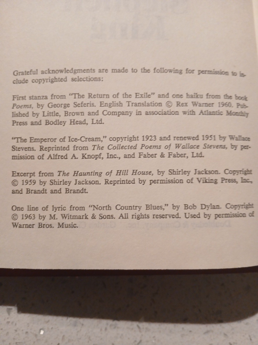 1975 SALEM’S LOT Stephen King Hardcover No Slipcover First Edition (?)