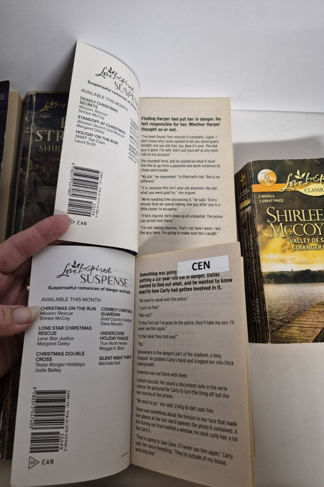 Shirlee McCoy Lot 6 Mission: Rescue 2-5, 7, 8 Love Inspired Suspense & Lakeview