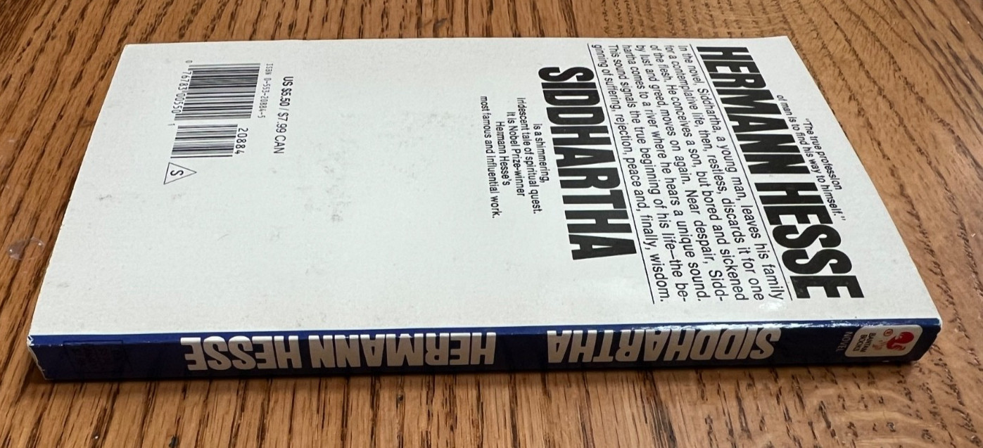 Siddhartha by Hermann Hesse (Bantam Edition 1971, Paperback) – 152 pages