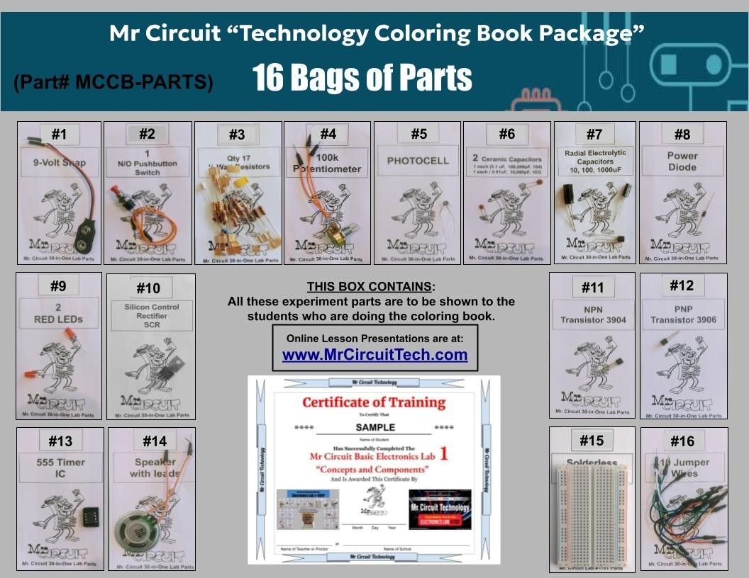 P#01 Teach STEM Technology Electronics – Grades 2, 3, 4 Elem School – Mr Circuit