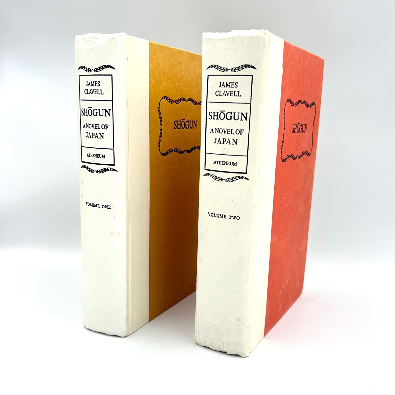 James Clavell Shogun Hardcover Set Volumes 1 & 2 Atheneum 1975 Vintage Books