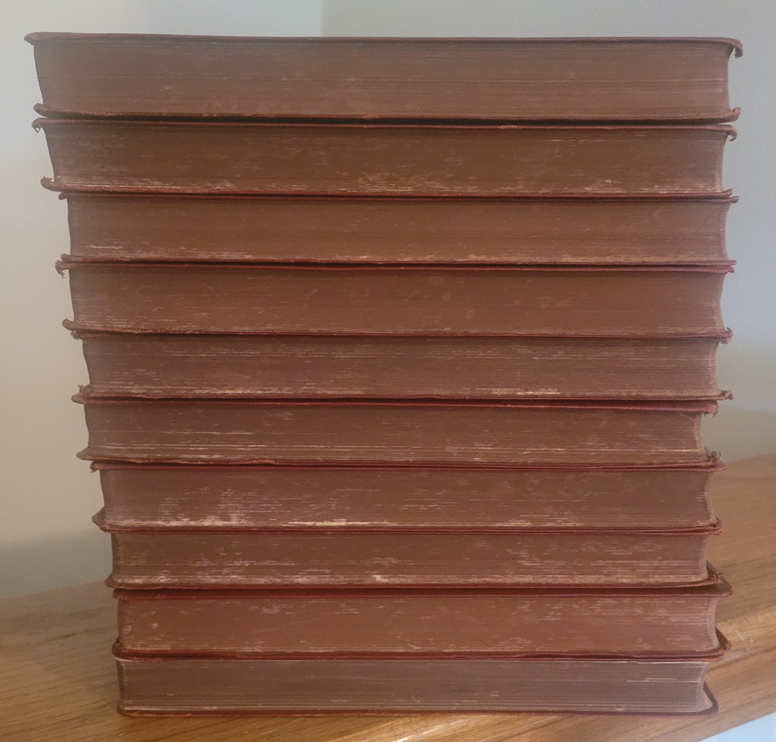 Vtg. 1935 Practical Business Administration 10 Volumes, ATS, Missing 2 & 10