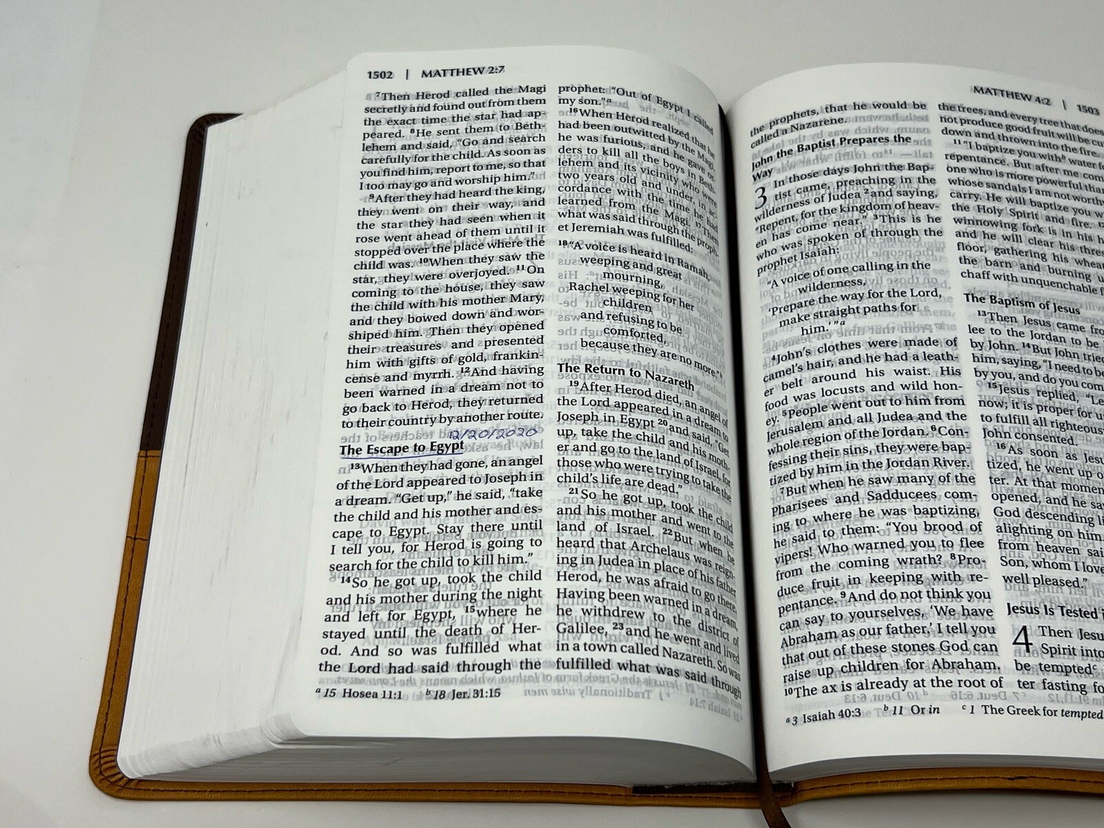 ✝️ LARGE PRINT Zondervan NIV Church Bible 2011 Duo-Tone Brown / Tan CLEAN