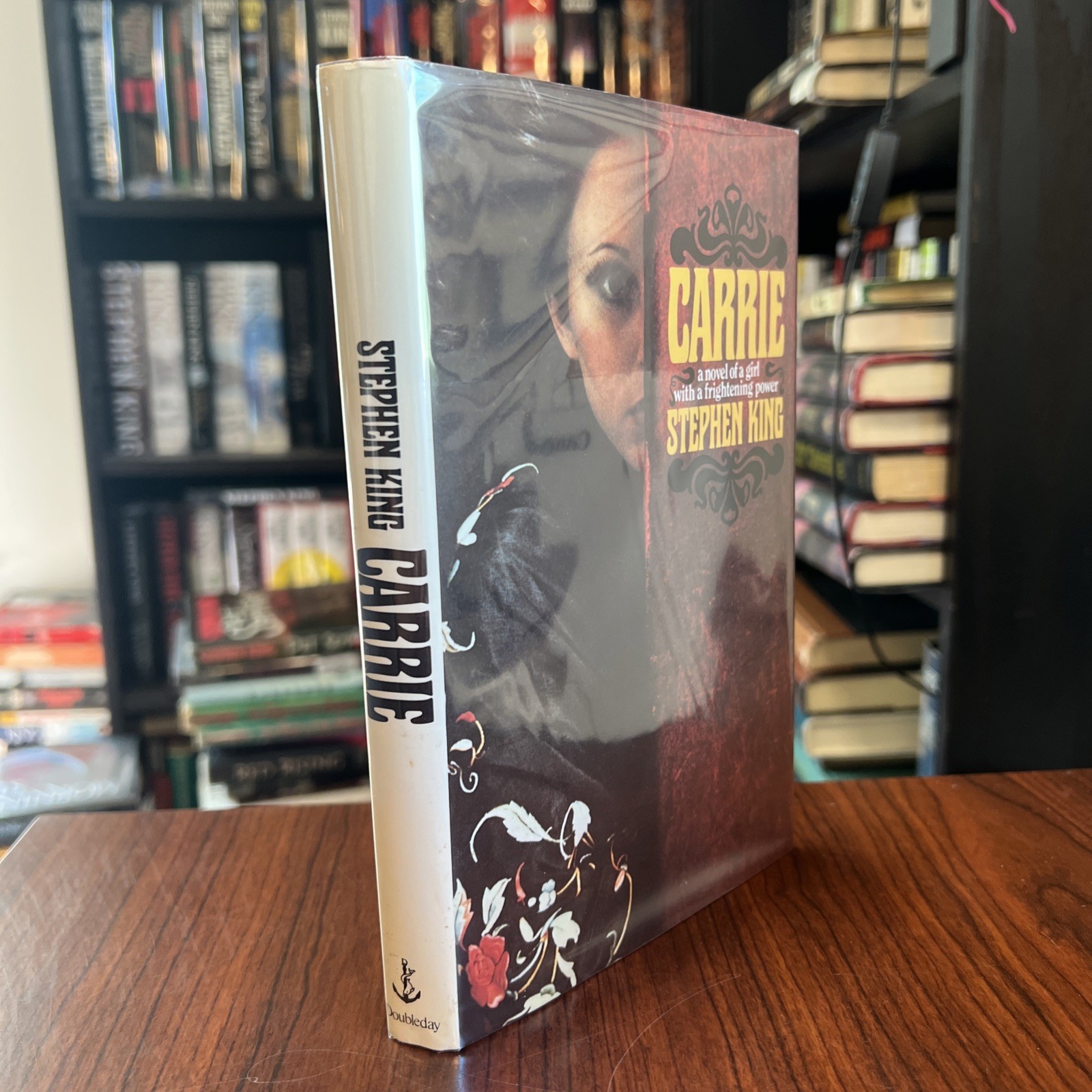 Stephen King, CARRIE, Hardcover $17.95 DJ, First Edition Later Print