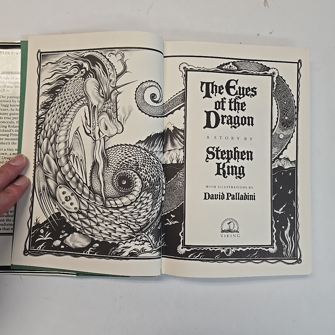 The Eyes of the Dragon by Stephen King HC 1987 With Dust Jacket 1st Edition