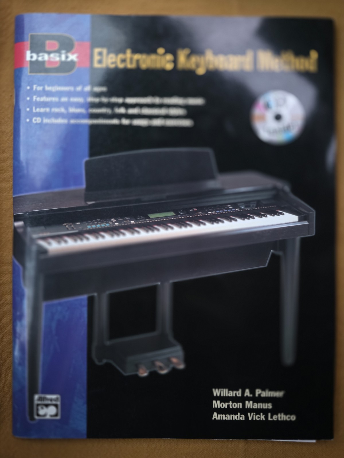 Basix Electronic Keyboard Method By Palmer, Manus, Lethco, Published By Alfred