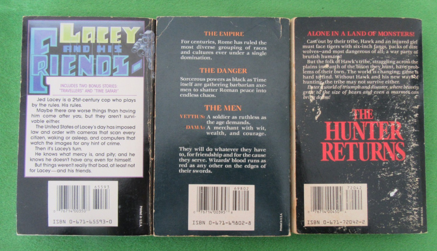 LOT 3 PB STANDALONE NOVELS BY DAVID DRAKE: LACEY/VETTIUS AND HIS FRIENDS +