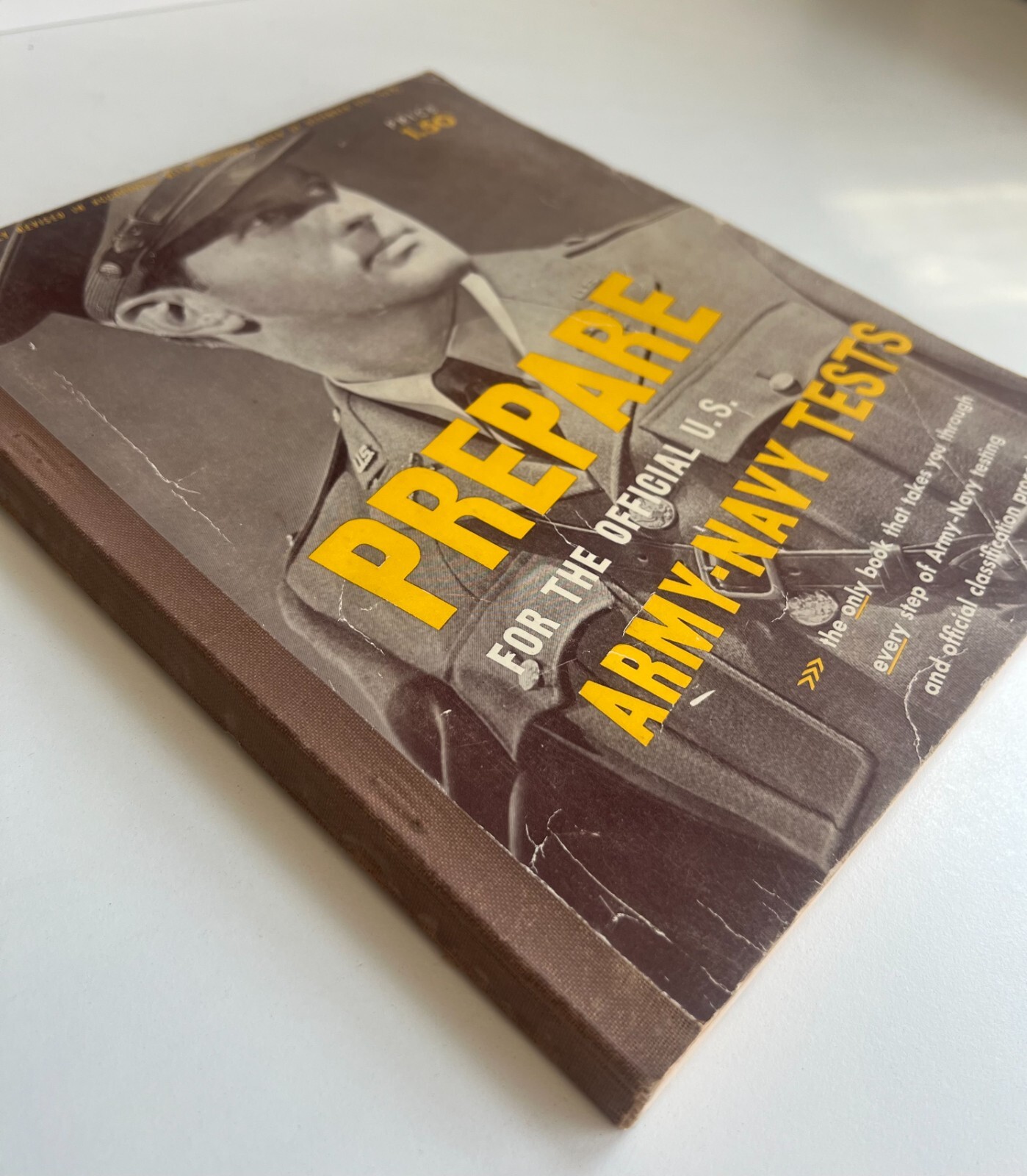 Vintage 1943 Prepare for the official U.S. Army-Navy Tests Book 192 Pages