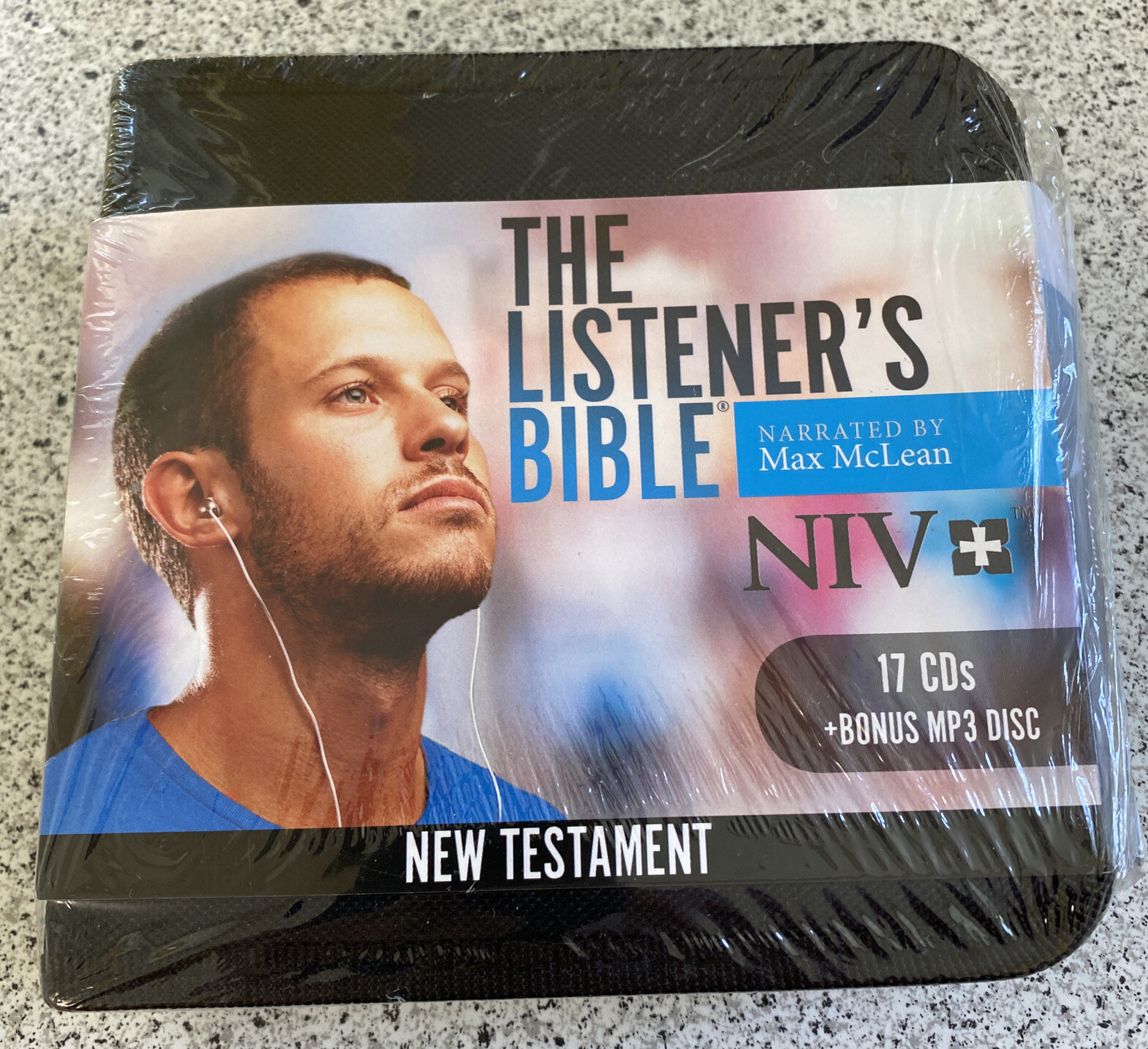 Factory Sealed NIV Listener’s Bible New Testament 17 CD Set & MP3 Disc MaxMcLean