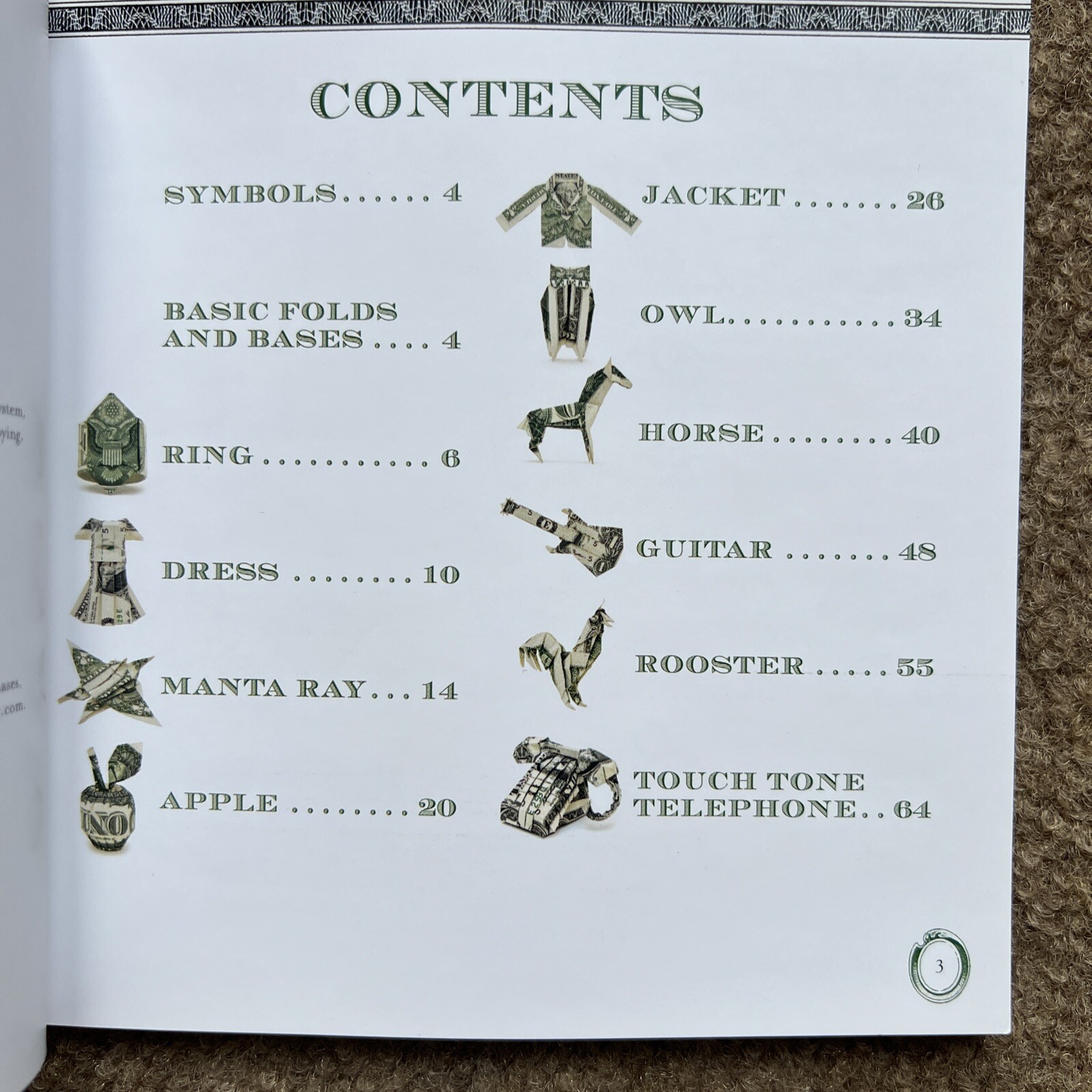 Dollar Bill Origami book by Won Park 72 Pages Illustrated And Instructions