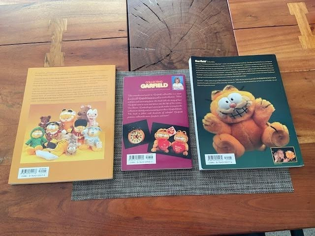 3 books Schiffer Garfield Collectibles Price Guide Paperback Illustrated