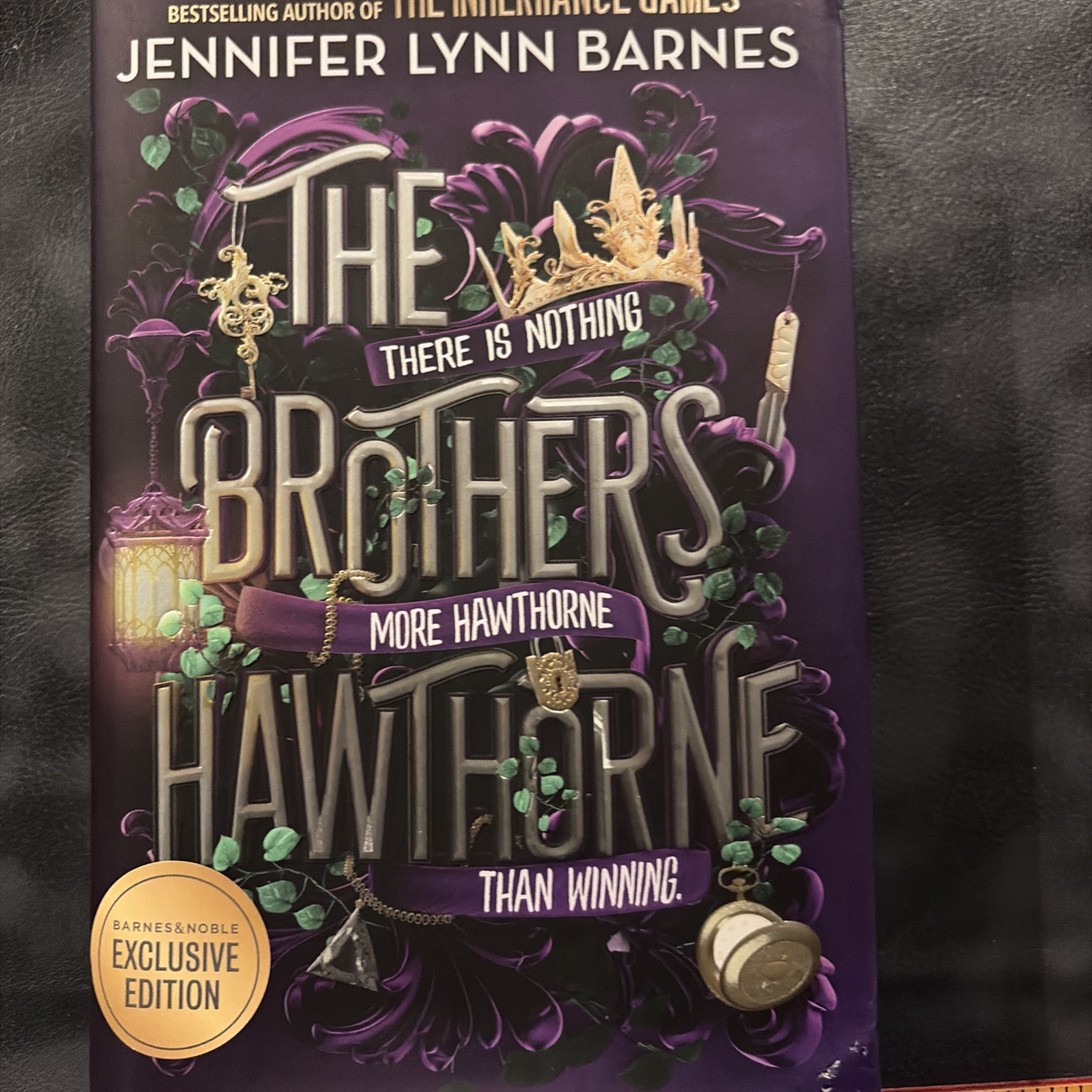 The Brothers Hawthorne by Jennifer Lynn Barnes Hardcover Exclusive Edition YA