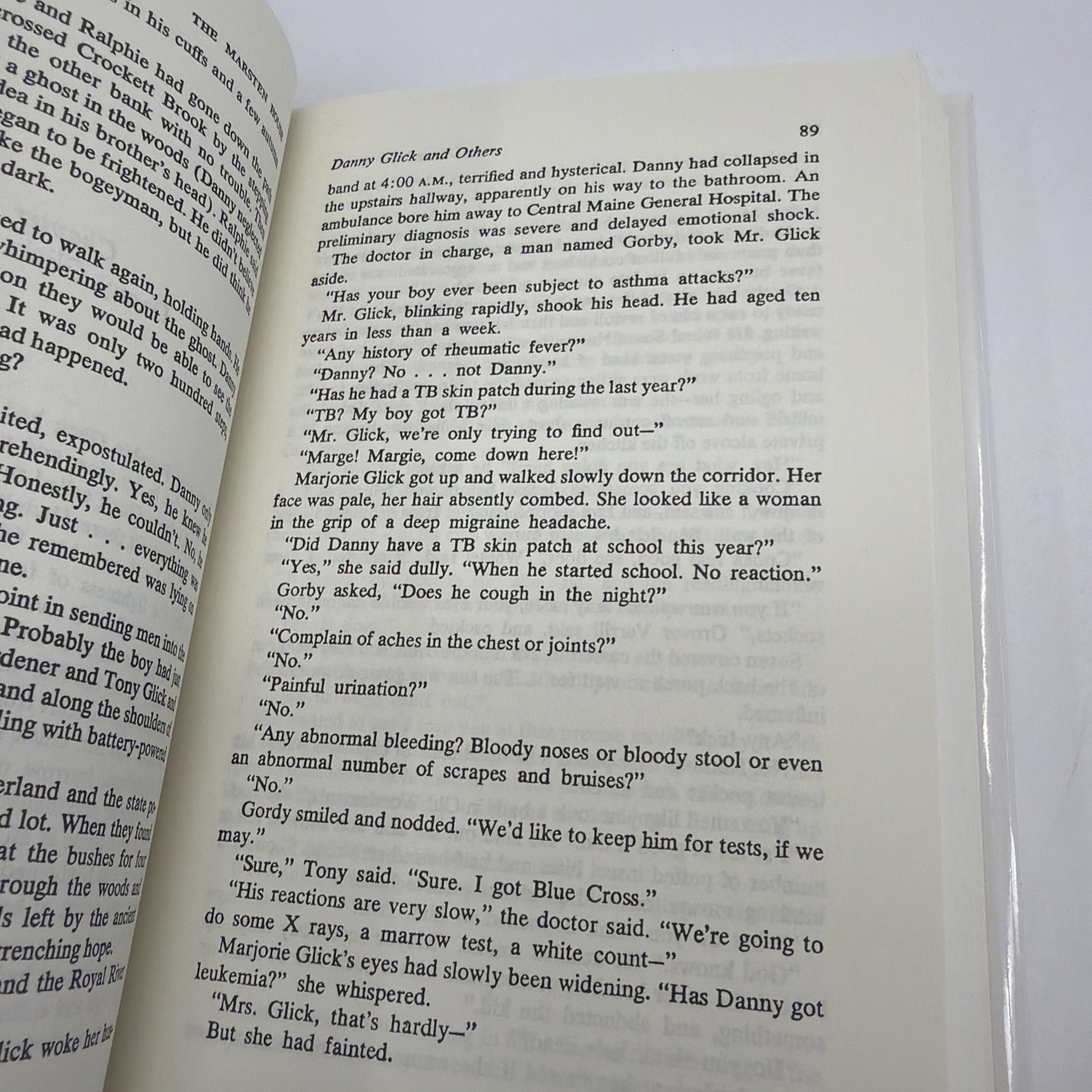 ‘Salem’s Lot, Stephen King Hardcover, Book Club Edition, 1975 No Gutter Code