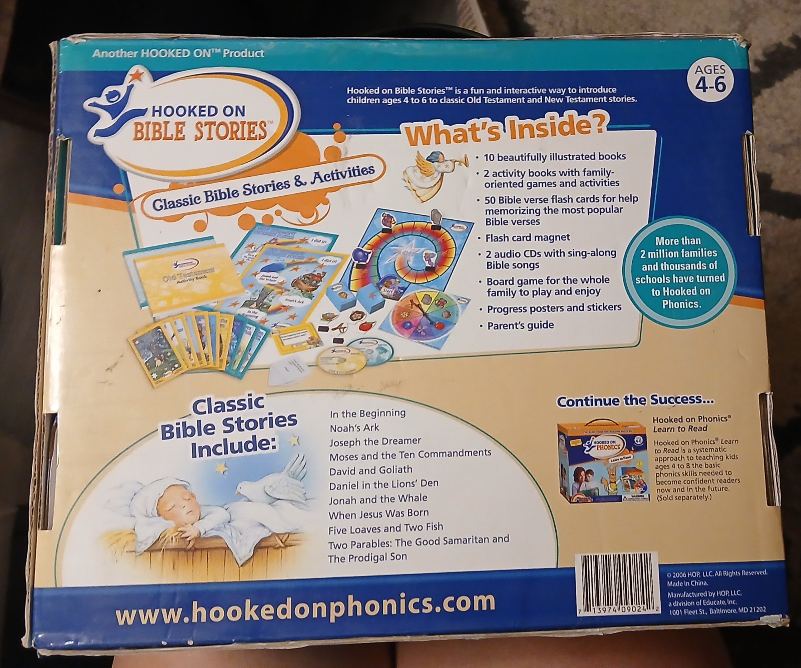 Hooked on Bible Stories: Classic Bible Stories & Activities: Ages