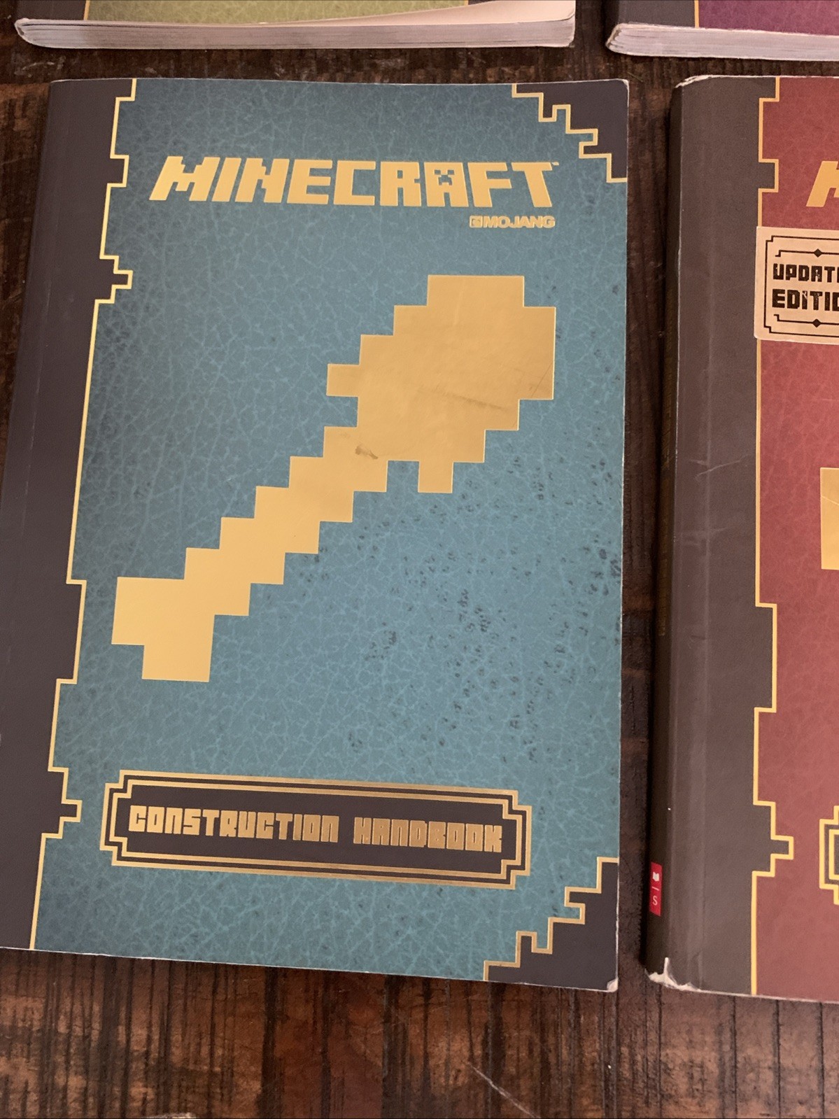 Minecraft Strategy Handbook 4 Book Set Mojang Gaming Guide
