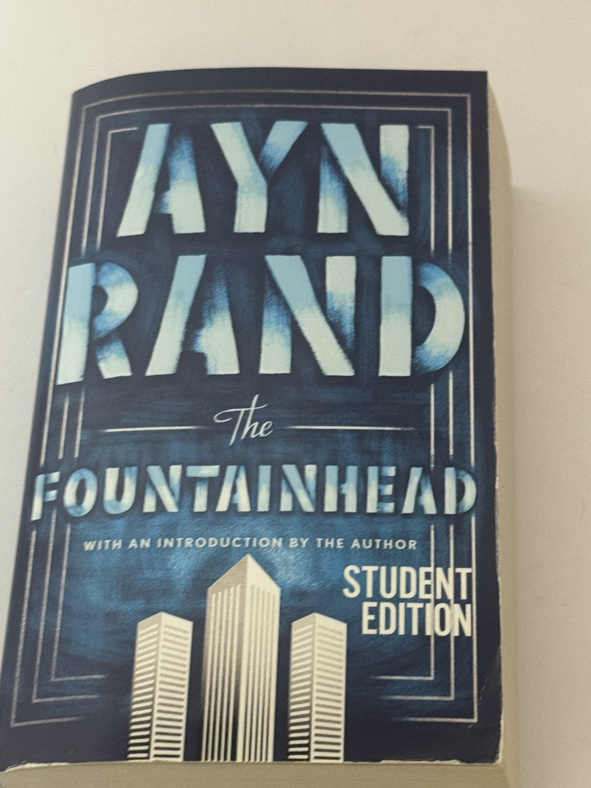 Lot of 3 Ayn Rand Paperback Books Atlas Shrugged Fountainhead Student Edition