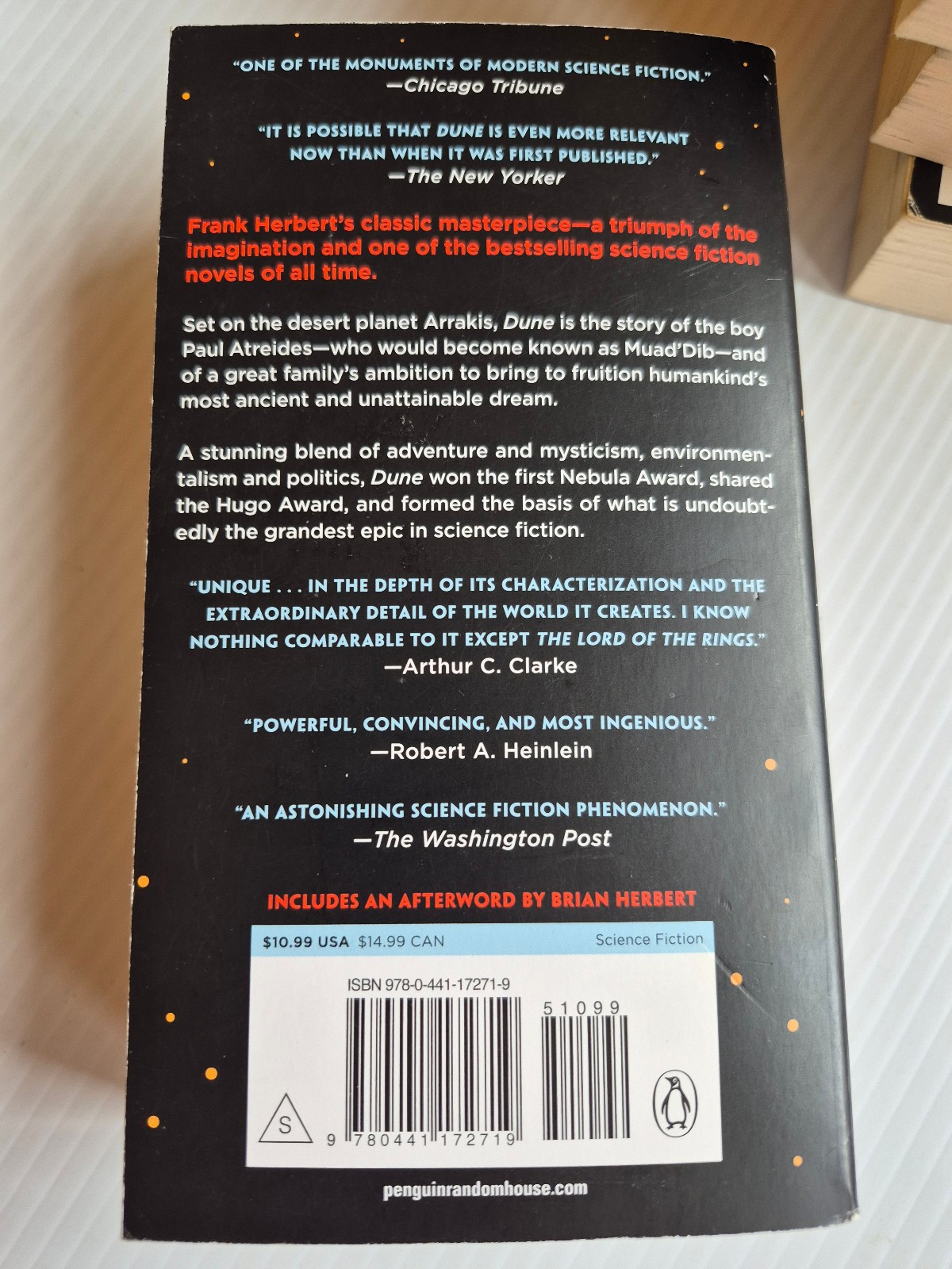 Dune Series ACE 2010 PB #1-2 & 4-6 MISSING #3 CHILDREN! USED: ACCEPTABLE!