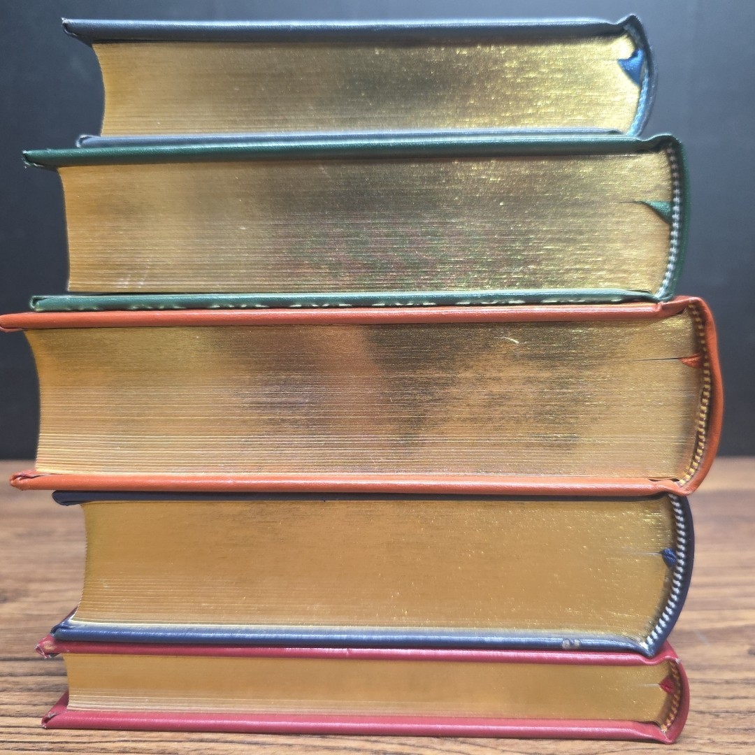 5x lot Charles Dickens ~ Dalmatian Press Leather Bound