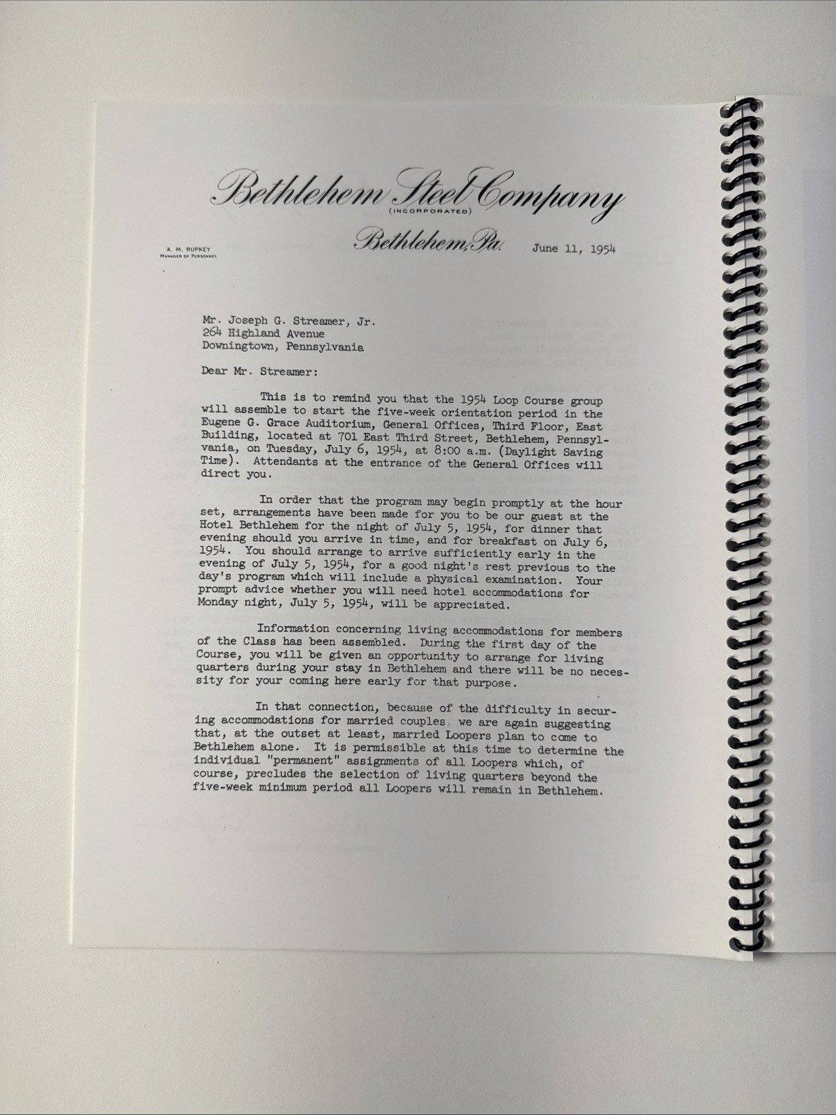 The Bethlehem Steel Corporation History 1904-2002 by Joseph G. Streamer