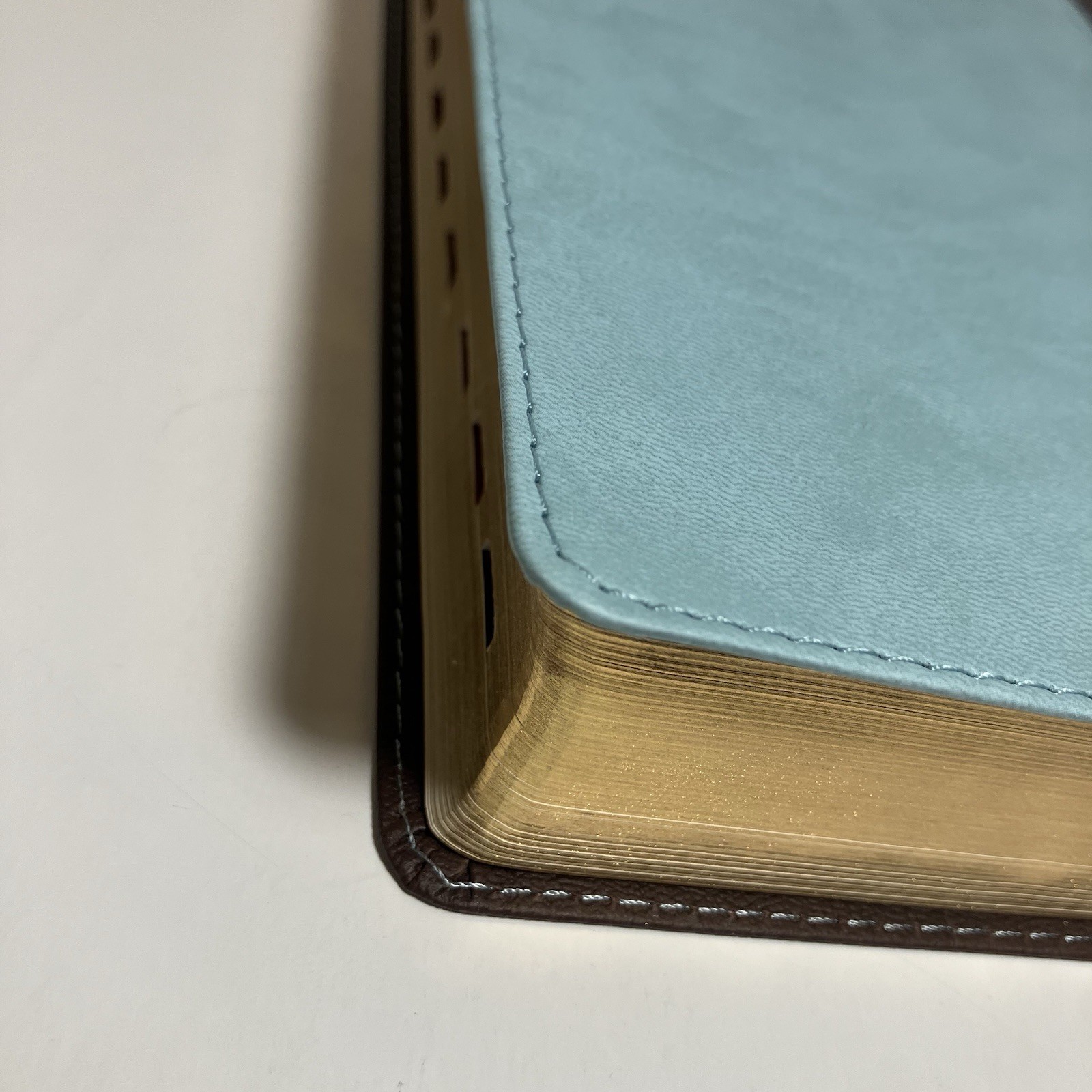 Life Essentials Study Bible, Brown/Blue Simulated Leather Indexed : Biblical…