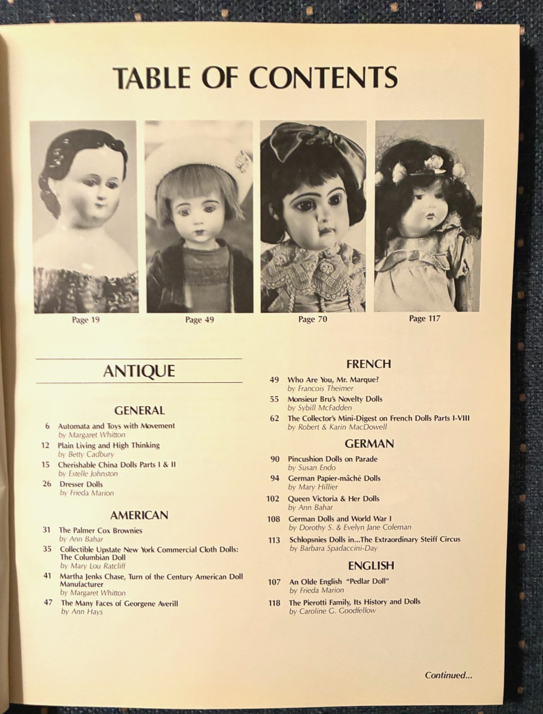 The Best of the Doll Reader by Heyerdahl, Virginia Ann Volume III 222 pages