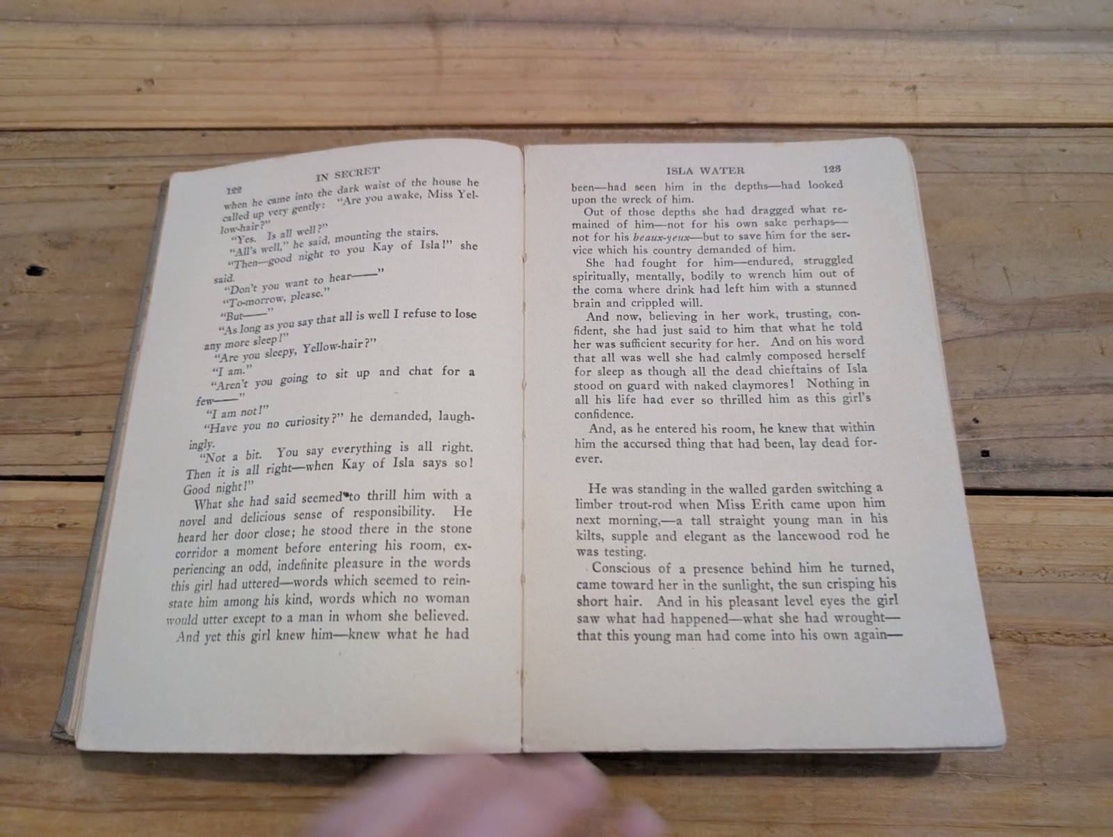 IN SECRET World War I Espionage Novel ROBERT W. CHAMBERS Ex-lib 1919 HC