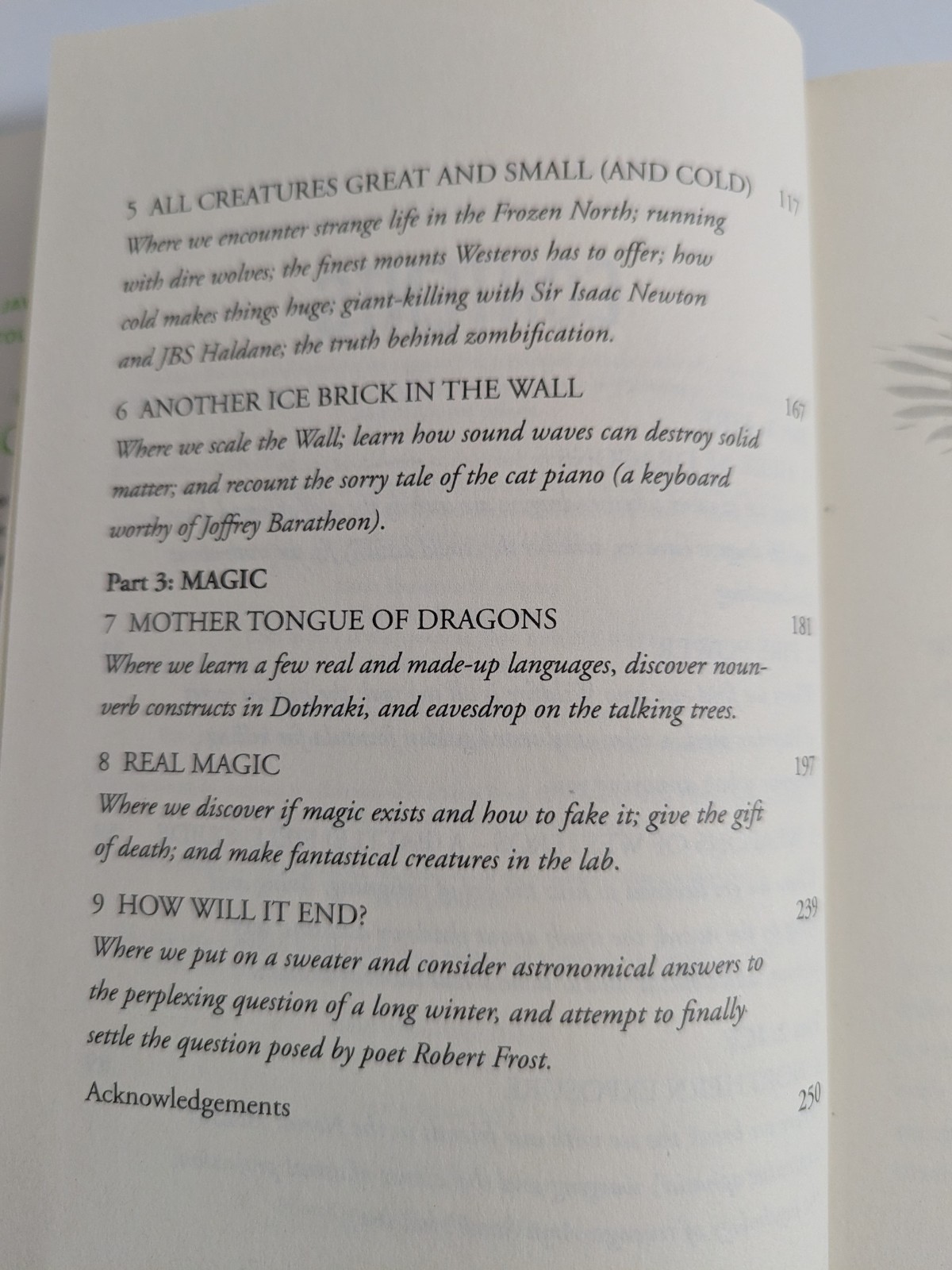 The Science of Game of Thrones Helen Keen HC Book Sifting Facts from Fantasy
