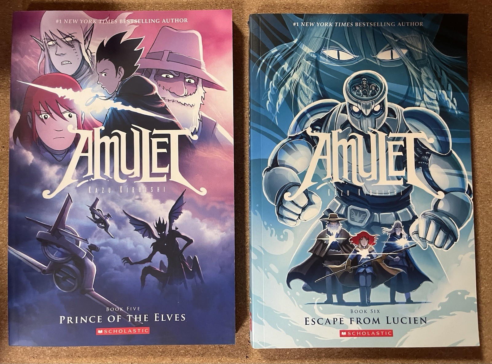 AMULET Kazu Kibuishi #1-8 Box Set Collection, Graphic Scholastic, 1st Edition