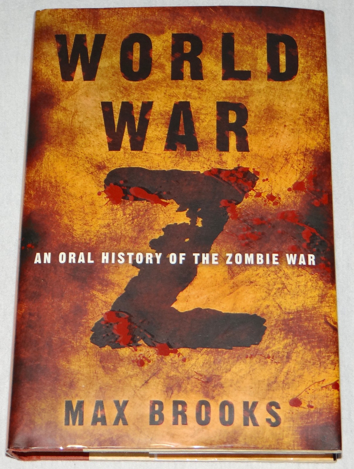 Max Brooks SIGNED INSCRIBED World War Z Hardcover 1st Edition 1st Print VG