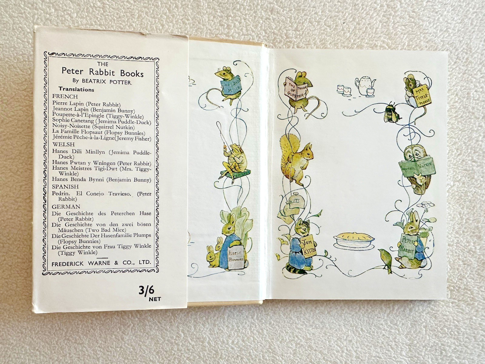 The Tale of Little Pig Robinson, By Beatrix Potter, 1960’s Vintage-VG HB